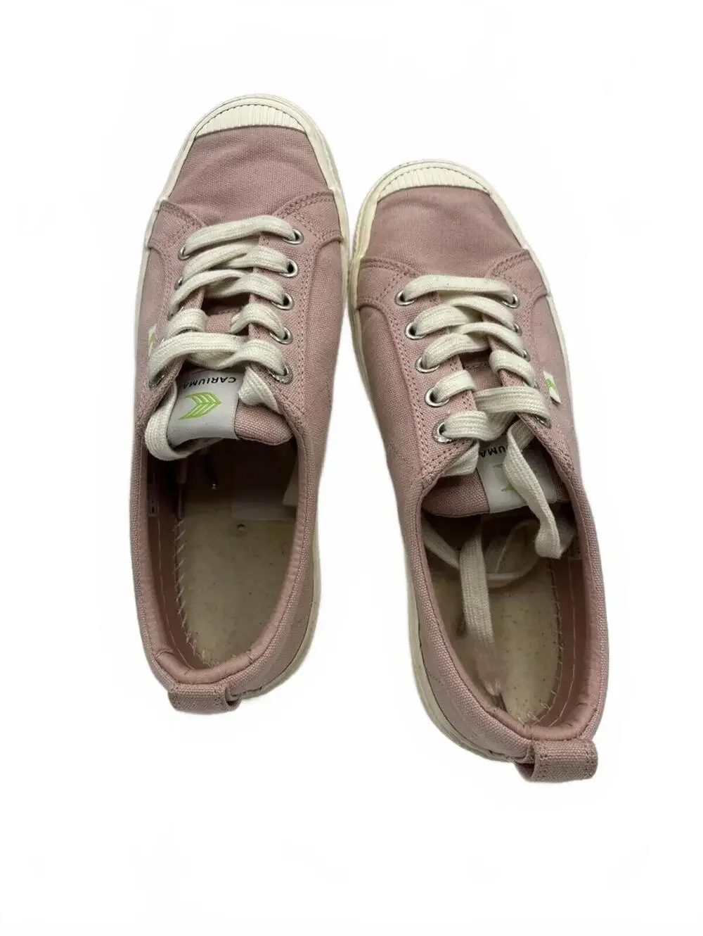 Cariuma Shoes Womens 8.5  Mens 7 Casual Low Sneakers JS-1022 Pink Canvas Unisex